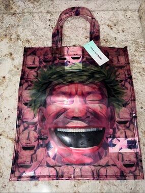 Comme des Garçons x Yue Minjun PVC Large Graphic Tote Bag